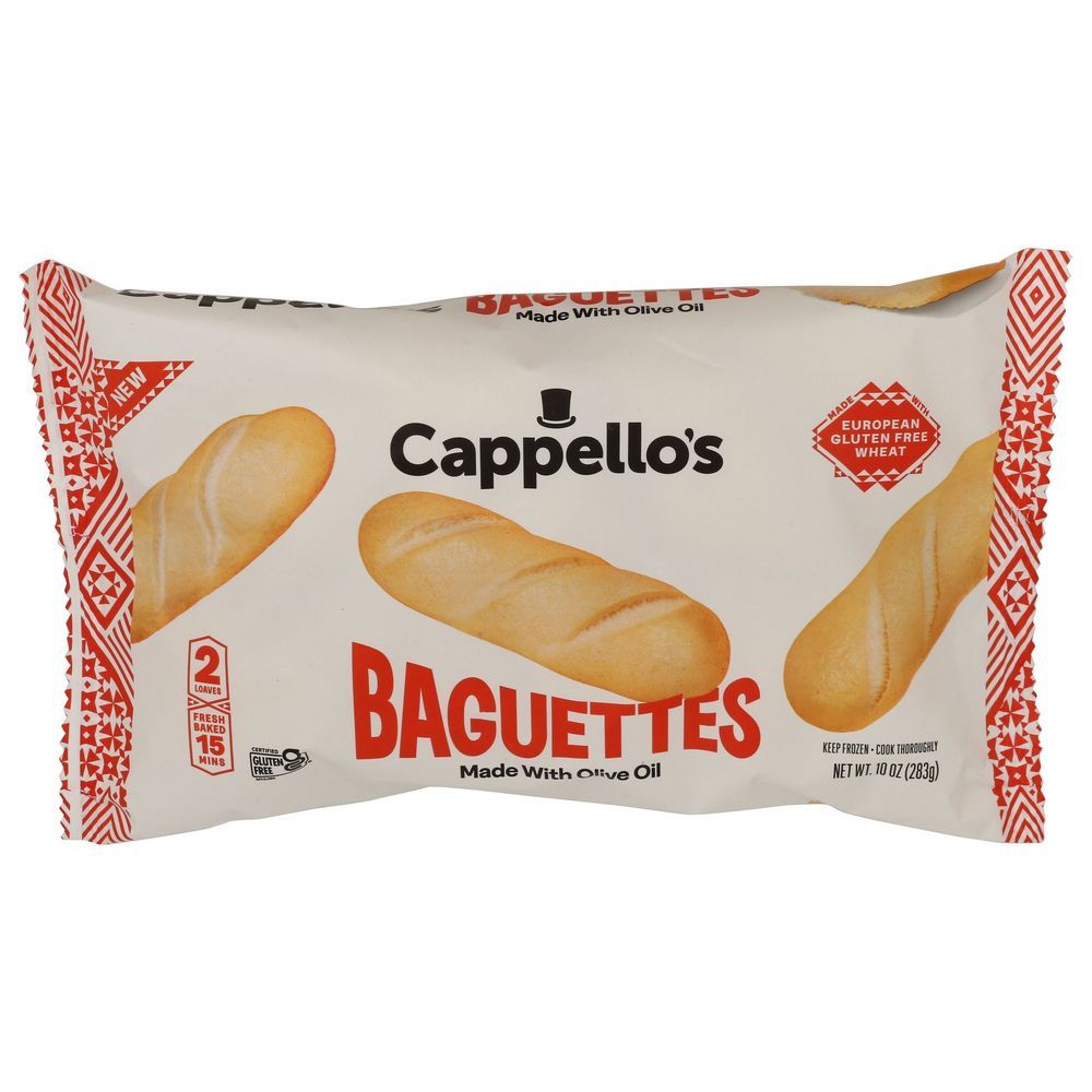 Cappello's Baguettes Bread, 10 Ounce -- 5 Per Case