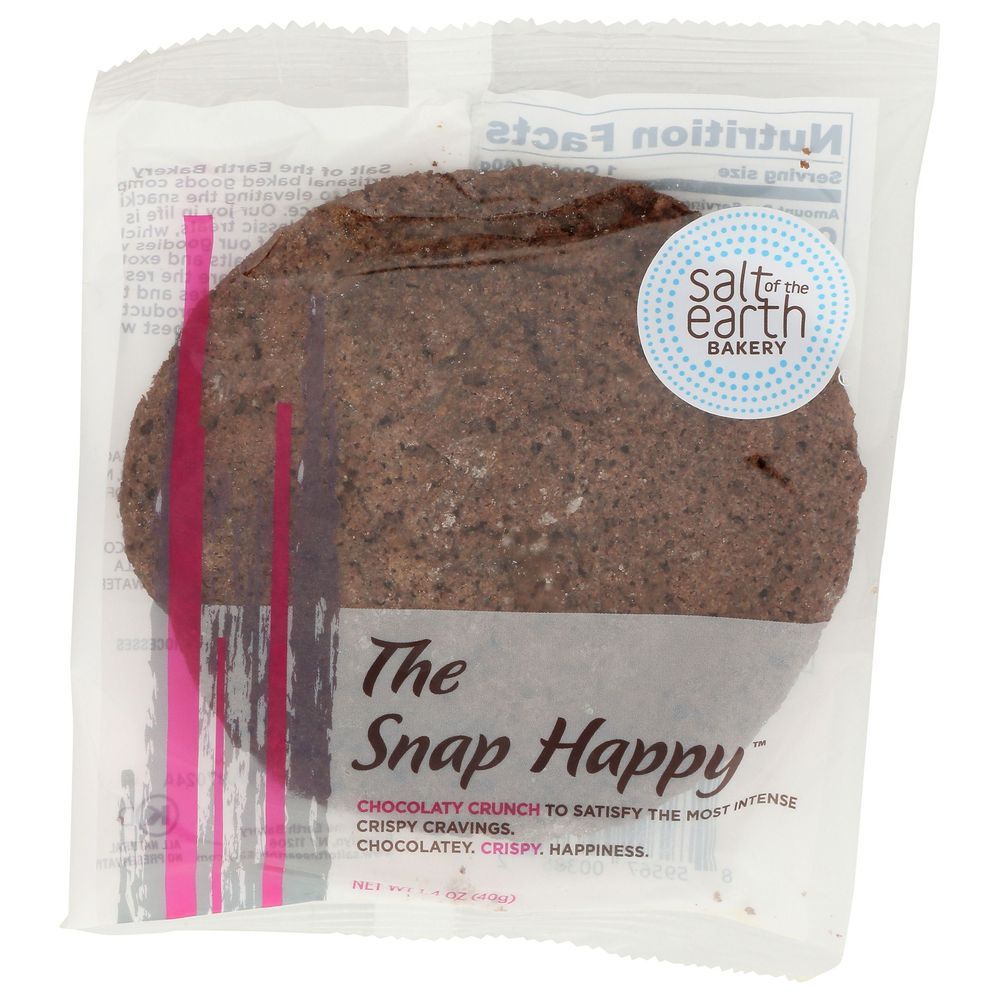 Salt Of The Earth Bakery The Snap Happy Oatmeal Cookie, 1.4 Ounce -- 12 Per Case