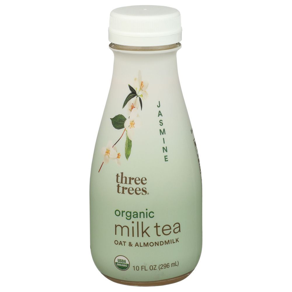 Three Trees Organic Oat And Almond Milk Jasmine Tea, 10 Fluid Ounce -- 12 Per Case