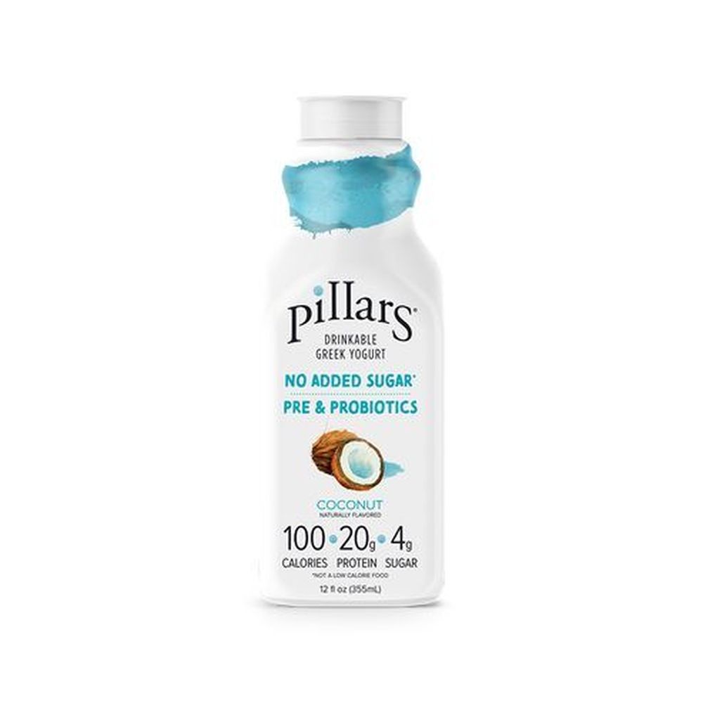 Pillars Coconut Drinkable Greek Yogurt, 12 Fluid Ounce -- 8 Per Case