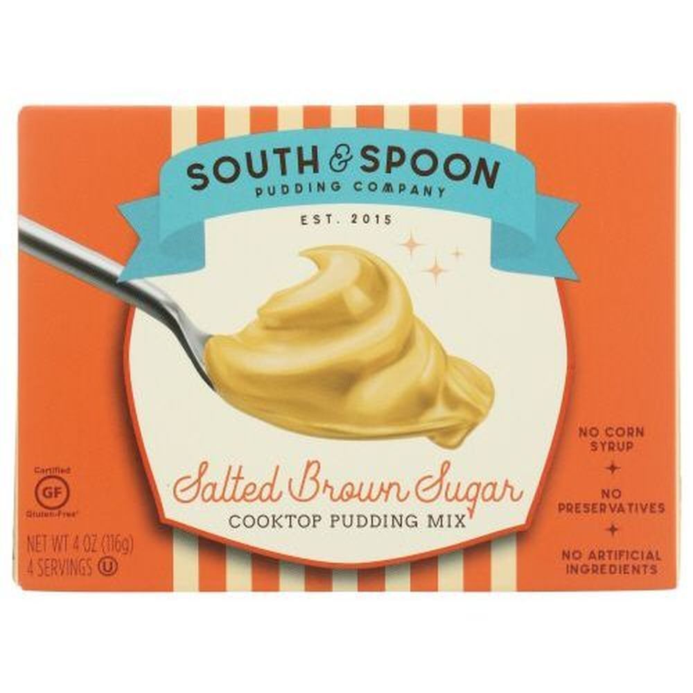 South And Spoon Salted Brown Sugar Pudding Mix, 4 Ounce -- 12 Per Case