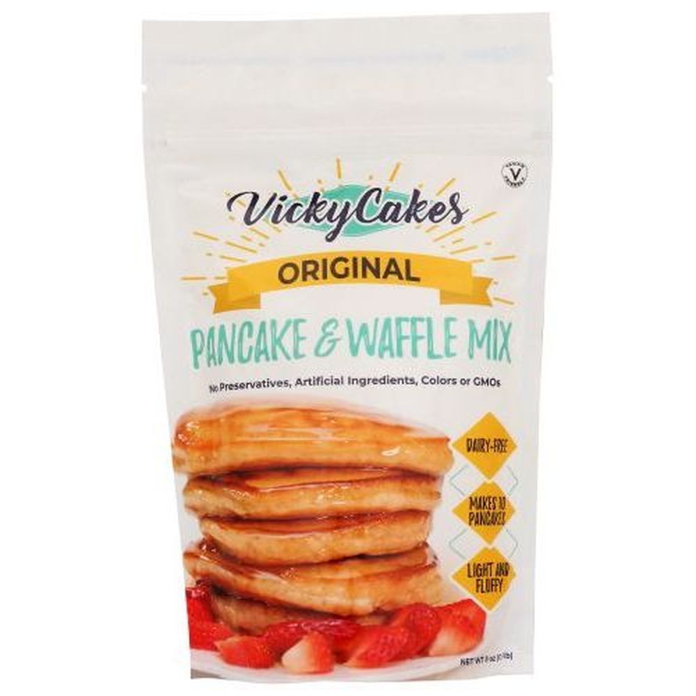 Vicky Cakes Original Pancake And Waffle Mix, 8 Ounce -- 12 Per Case