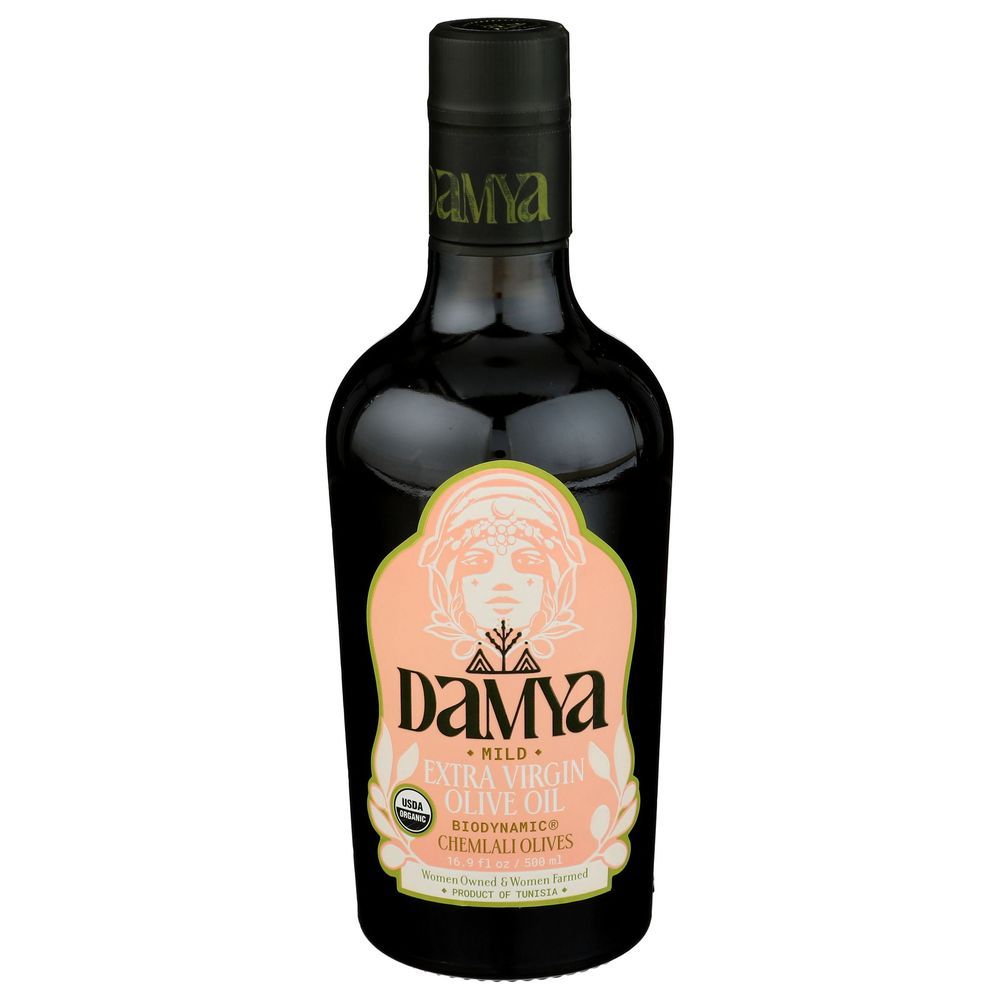 Damya Biodynamic Organic Mild Extra Virgin Olive Oil, 16.9 Fluid Ounce -- 6 Per Case