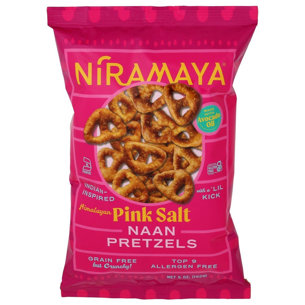 Niramaya Himalayan Pink Salt Pretzels, 5 Ounce -- 12 Per Case
