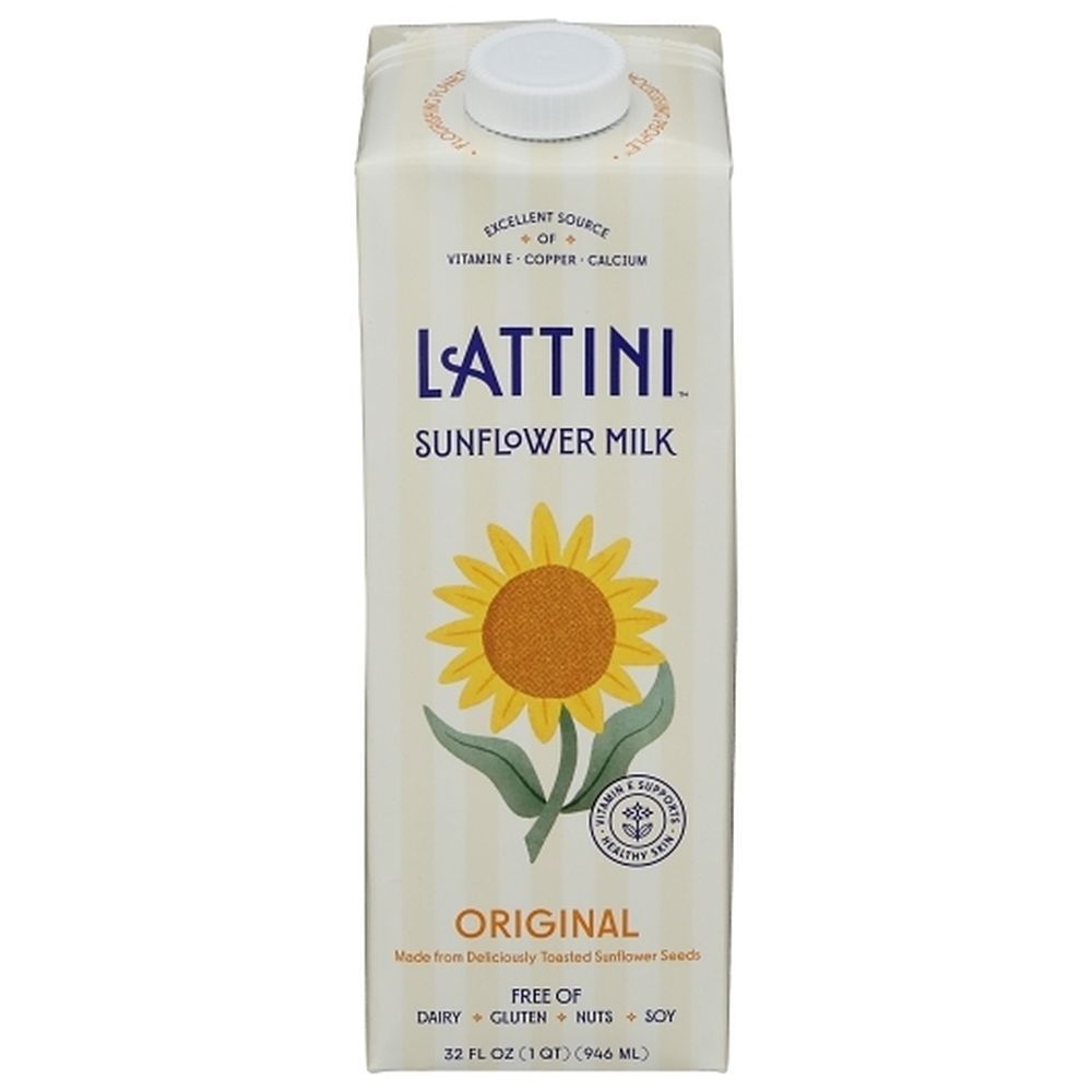 Lattini Original Sunflower Milk, 32 Fluid Ounce -- 6 Per Case