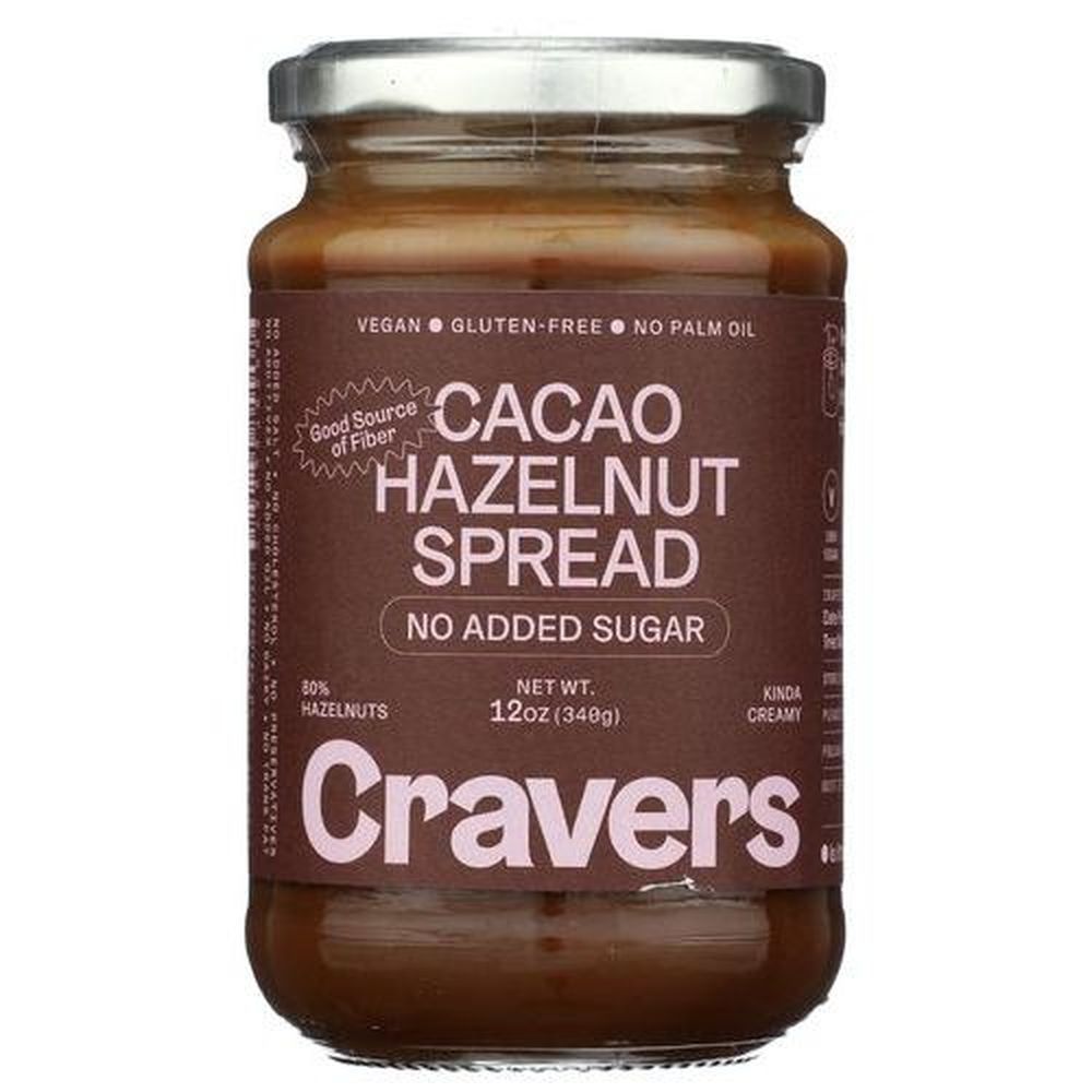 Cravers Cacao Hazelnut Spread, 12 Ounce -- 6 Per Case