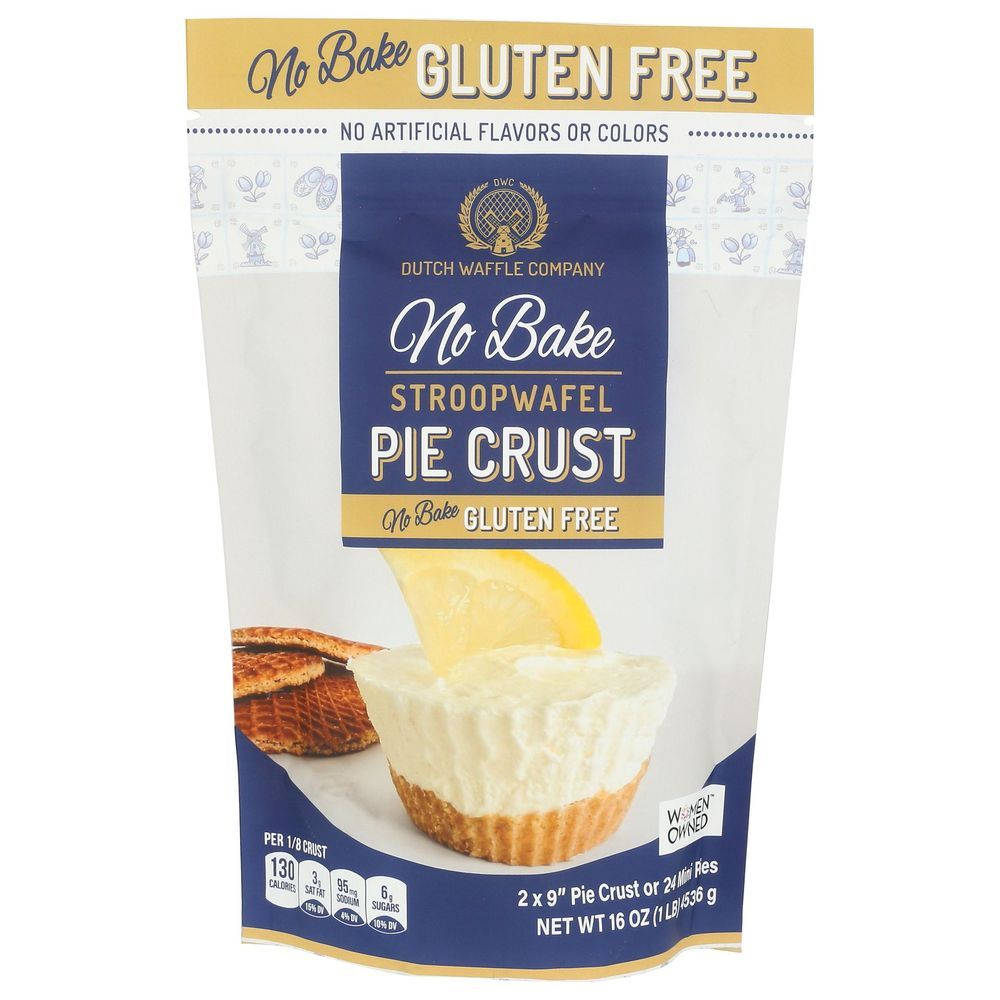 Dutch Waffle Stroopwaffle Pie Crust, 16 Ounce -- 6 Per Case