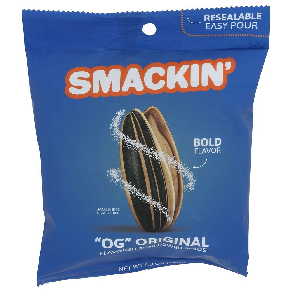 Smackin Original Sunflower Seeds, 4 Ounce -- 12 Per Case