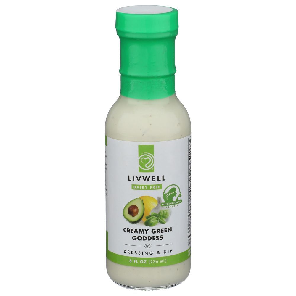 Livwell Creamy Green Goddess Dressing And Dip, 8 Ounce -- 6 Per Case
