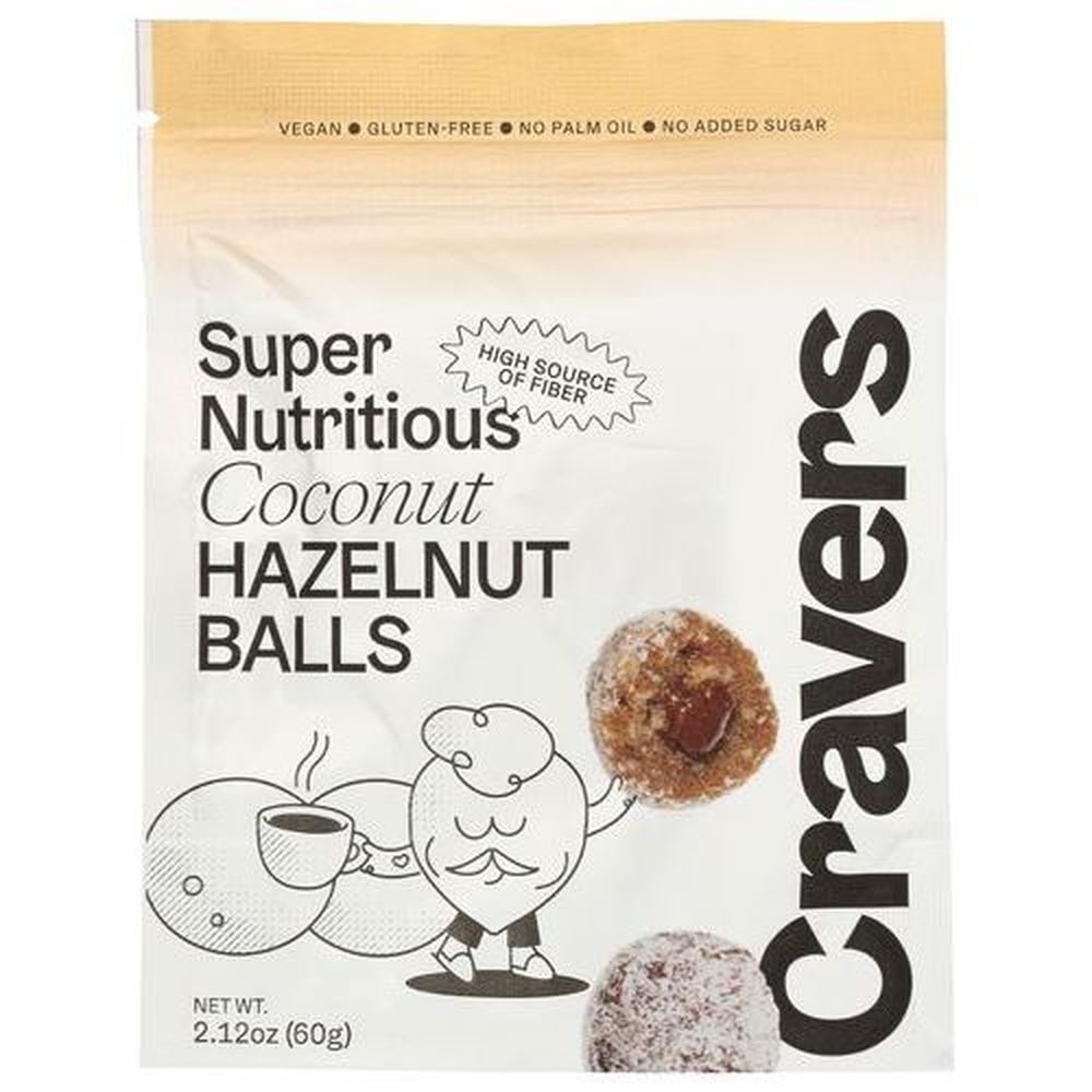 Cravers Coconut Hazelnut Ball, 2.12 Ounce -- 12 Per Case