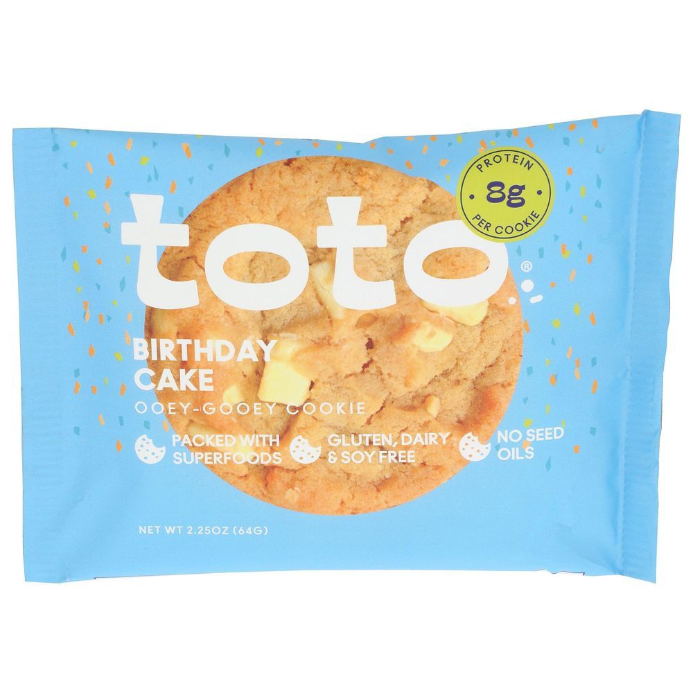 Toto Birthday Cake Cookie, 2.25 Ounce -- 10 Per Case