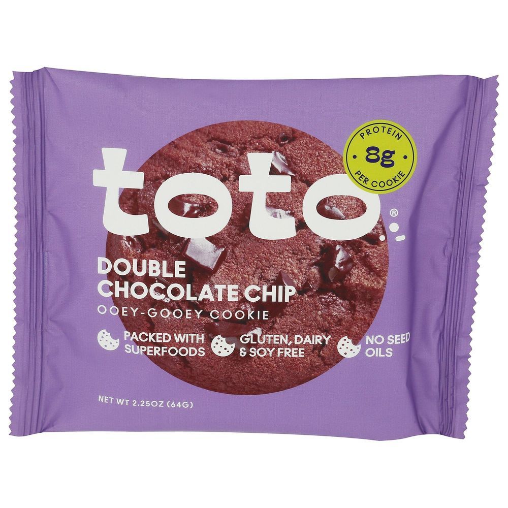 Toto Double Chocolate Chip Cookie, 2.25 Ounce -- 10 Per Case