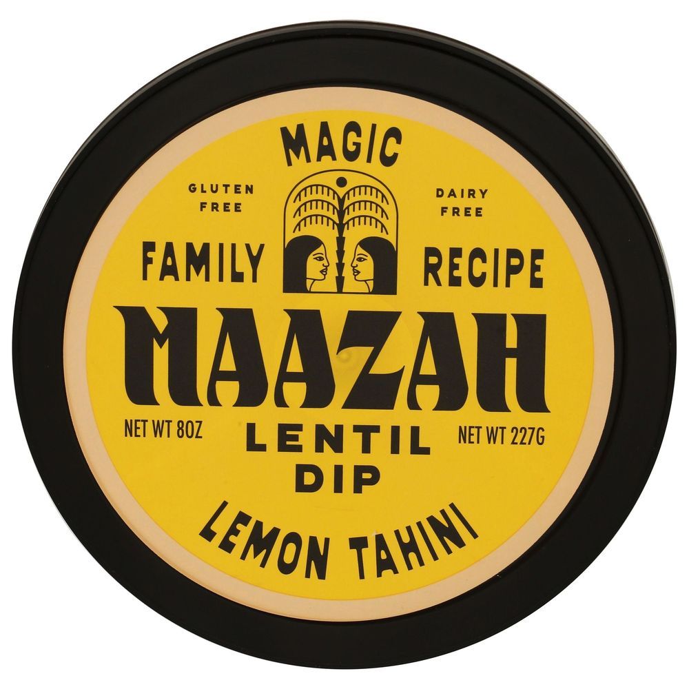 Maazah Lemon Tahini Lentil Dip, 8 Ounce -- 6 Per Case
