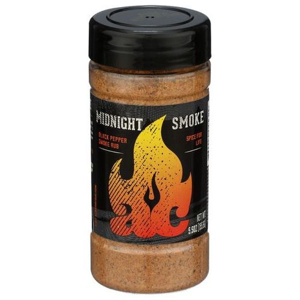 Ac Barbeque Black Pepper Midnight Smoke Rub Seasoning, 5.5 Ounce -- 6 Per Case