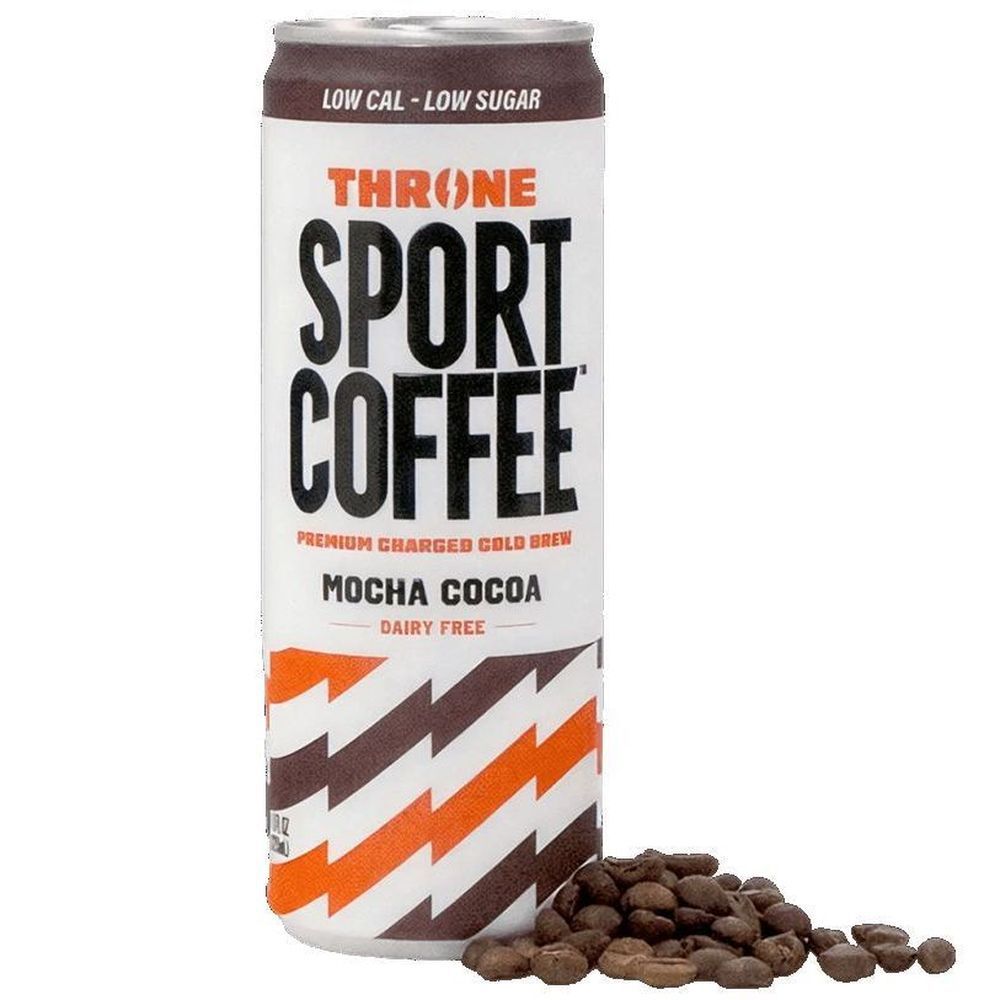 Throne Sport Coffee Mocha Cocoa Cold Brew Coffee, 11 Ounce -- 12 Per Case