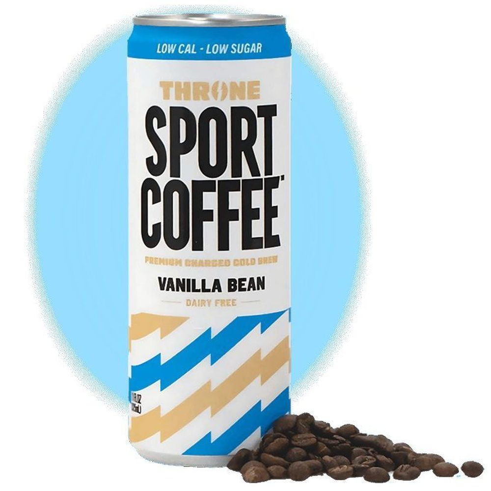 Throne Sport Coffee Vanilla Bean Cold Brew Coffee, 11 Ounce -- 12 Per Case