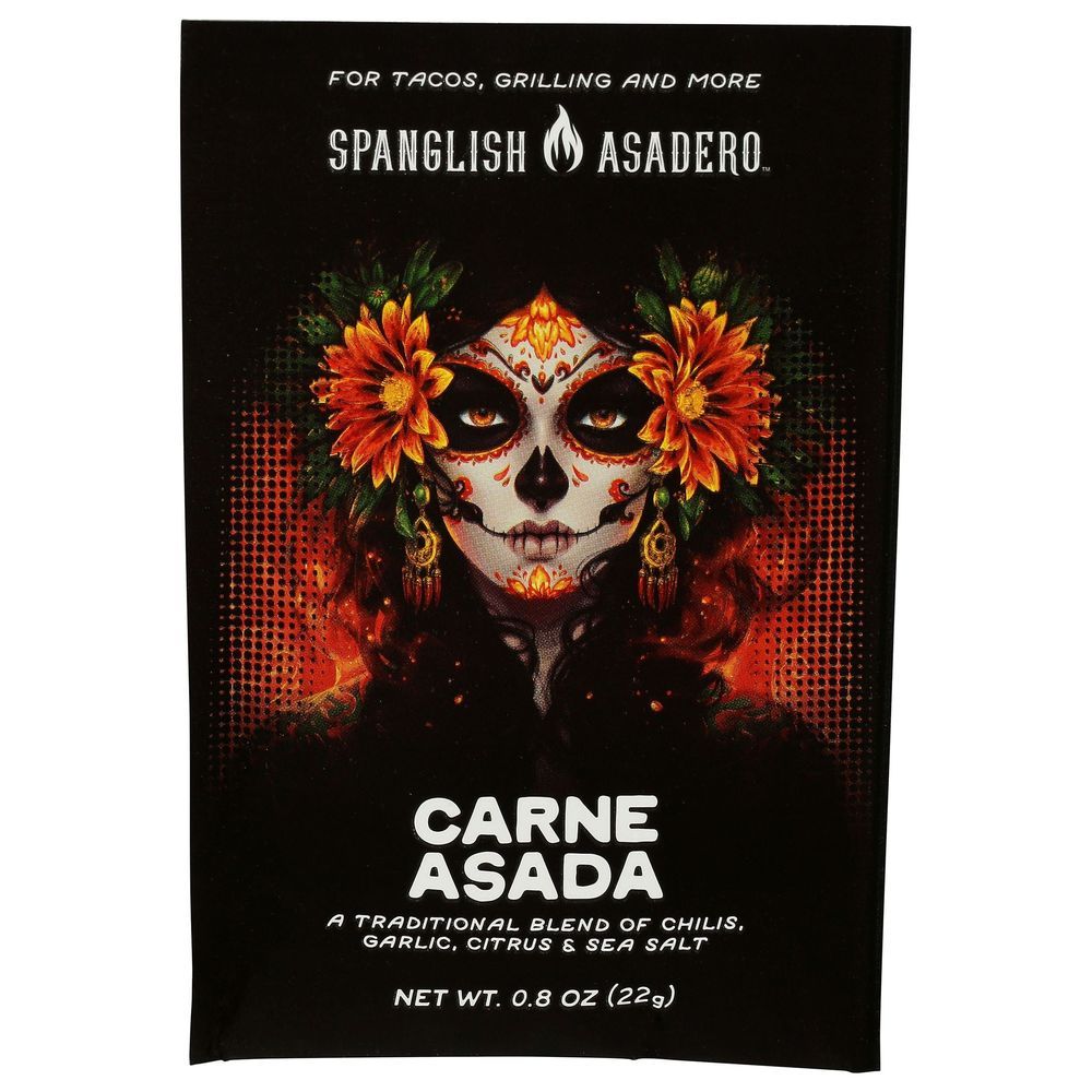 Spanglish Carne Asada Seasoning, 0.8 Ounce -- 15 Per Case
