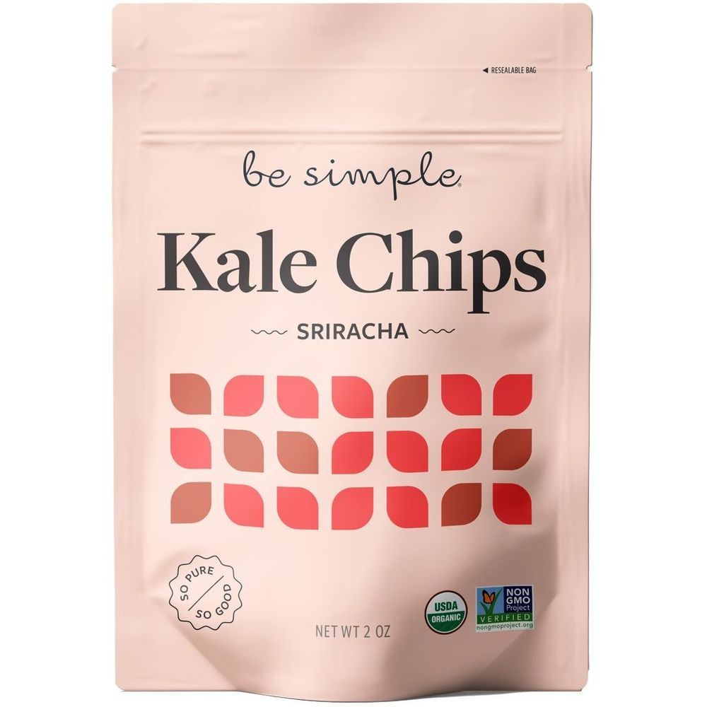 Be Simple Organic Sriracha Kale Chips, 2 Ounce -- 6 Per Case