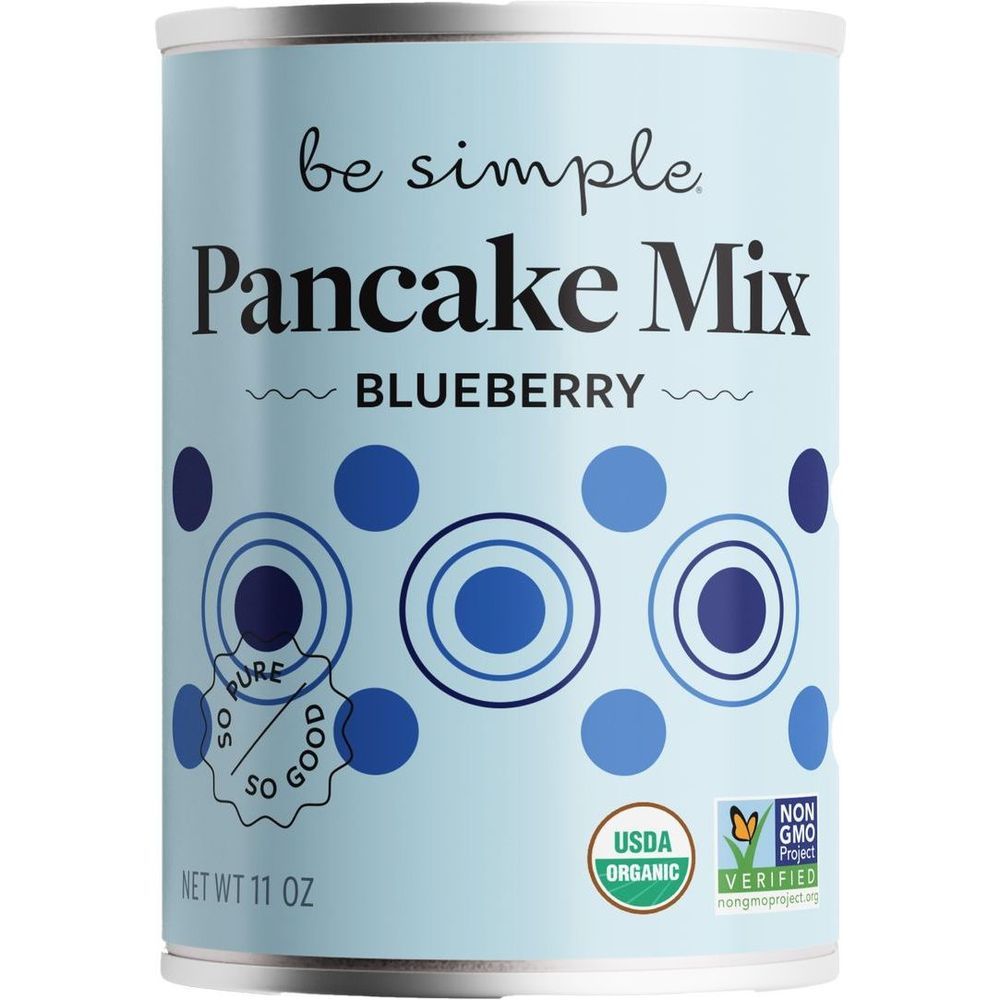 Be Simple Organic Blueberry Pancake Mix, 11 Ounce -- 6 Per Case