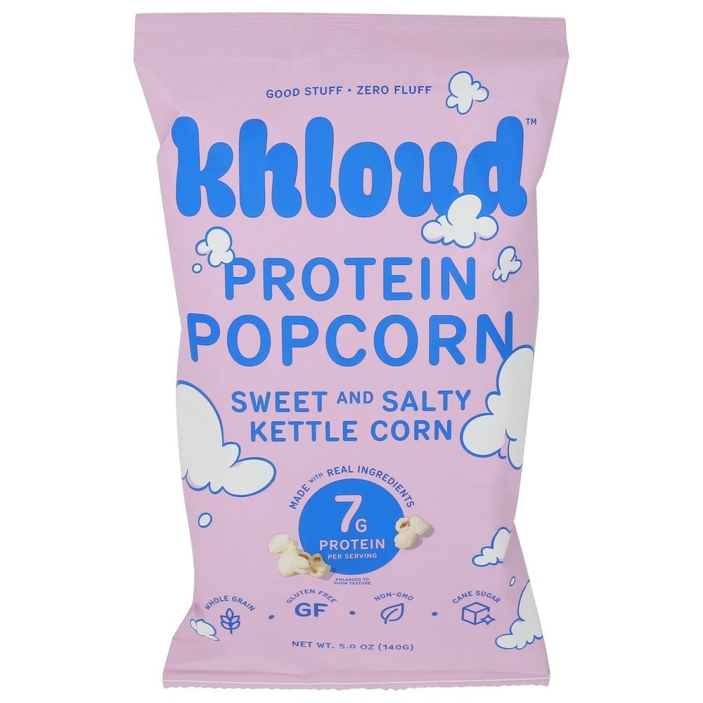 Khloud Sweet And Salty Kettle Corn Protein Popcorn, 5 Ounce -- 12 Per Case