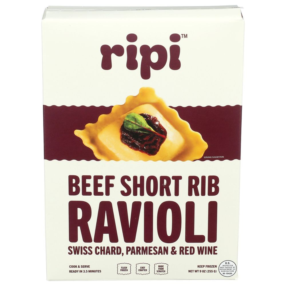Ripi Beef Short Rib Ravioli, 9 Ounce -- 8 Per Case