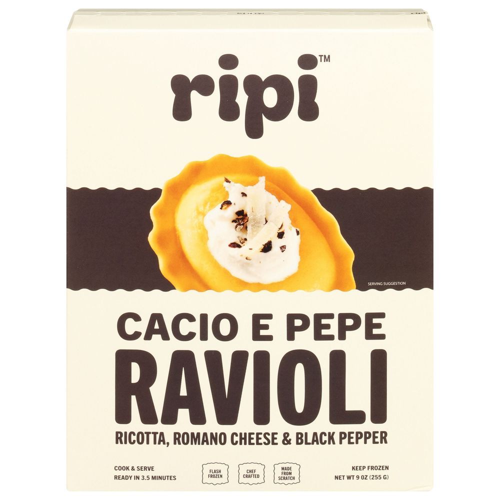 Ripi Cacio E Pepe Ravioli, 9 Ounce -- 8 Per Case