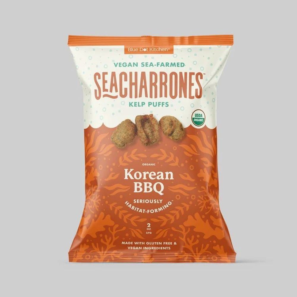 Seacharrones Korean Bbq Kelp Puffs, 2 Ounce -- 6 Per Case