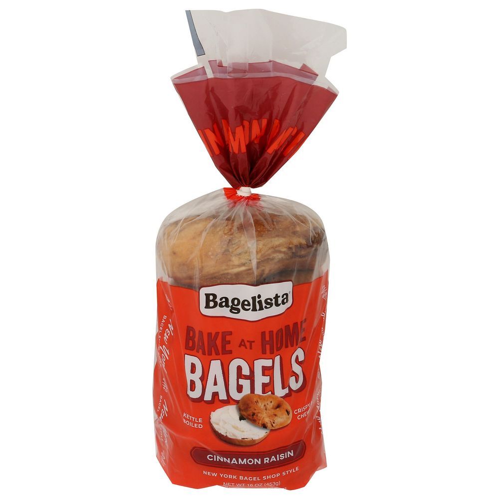 Bagelista Cinnamon Raisin Bake At Home Bagels, 16 Ounce -- 15 Per Case