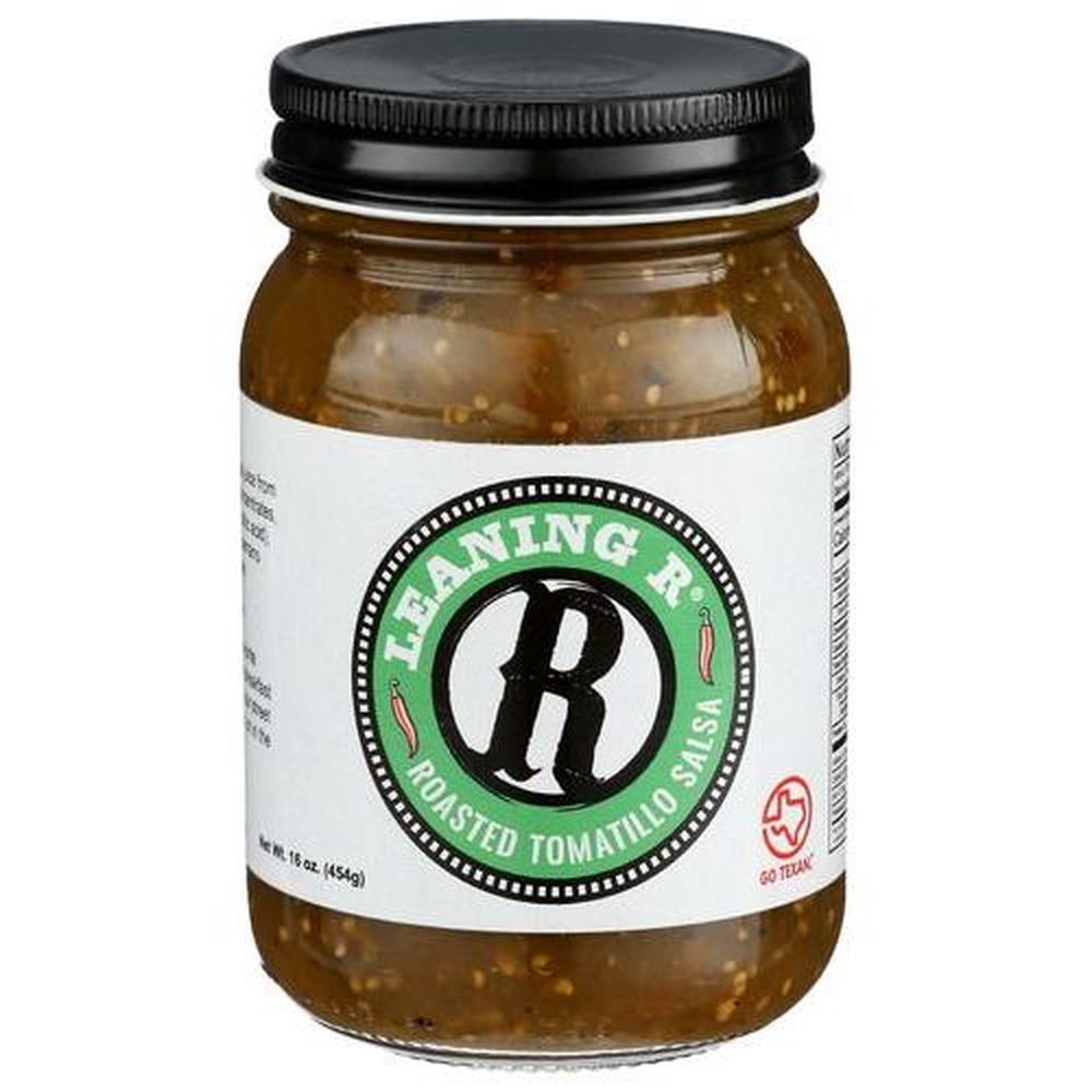 Leaning R Roasted Tomatillo Salsa, 16 Ounce -- 12 Per Case