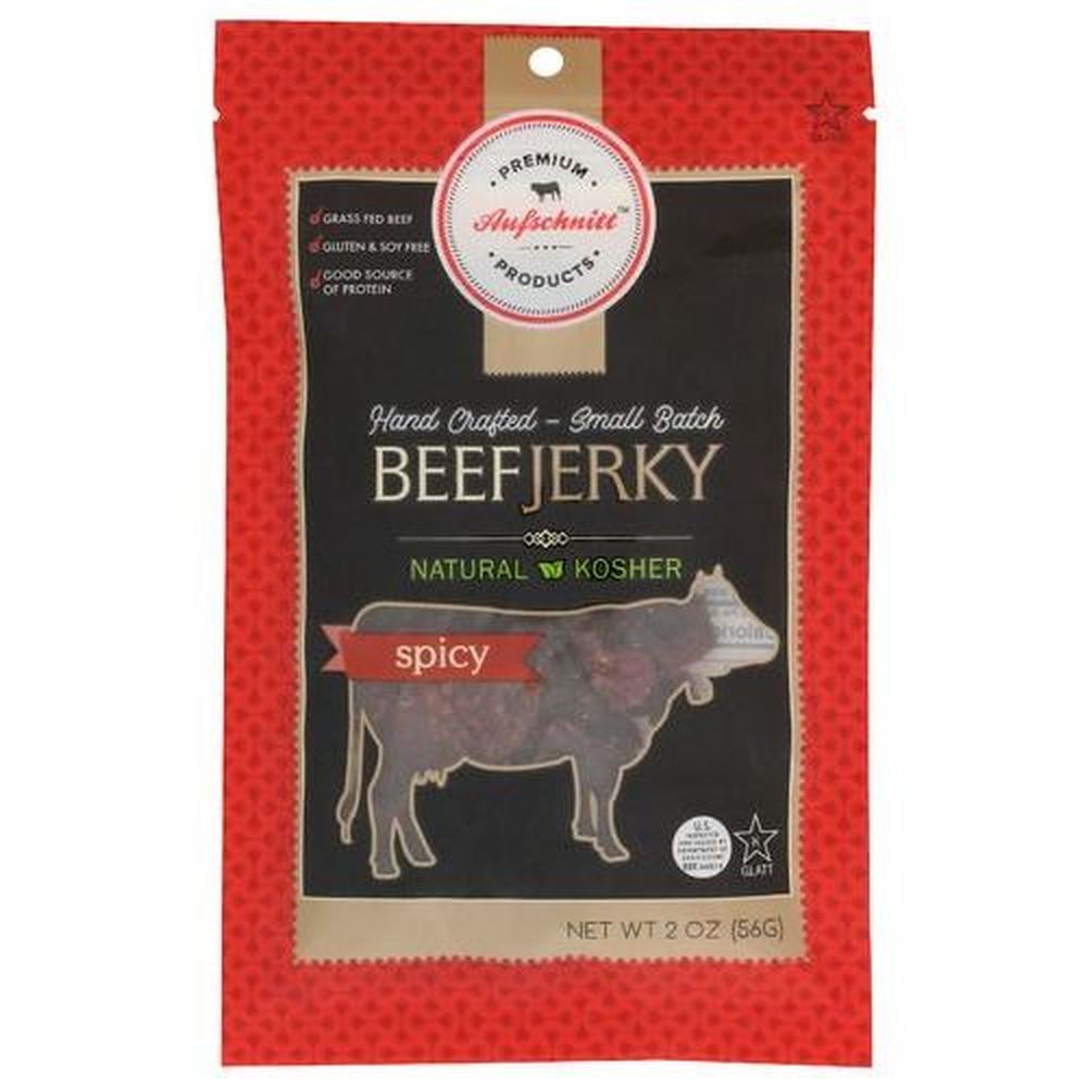 Aufschnitt Spicy Beef Jerky, 2 Ounce -- 12 Per Case