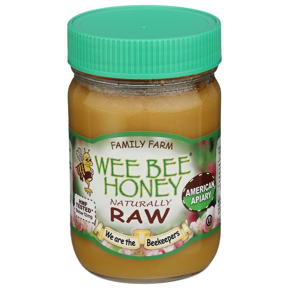 Wee Bee Unheated Unfiltered Unsalted Raw Honey, 16 Ounce