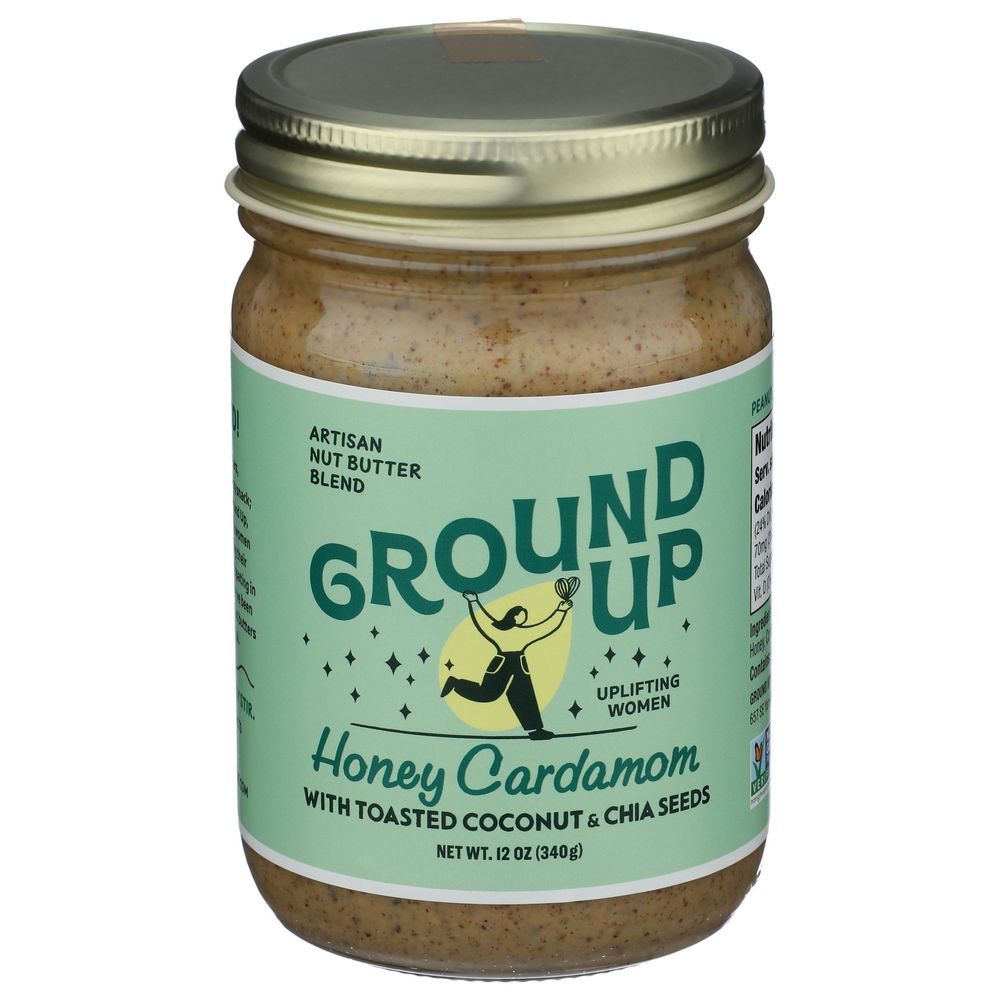 Ground Up Coconut Cinnamon With Chid Seed Almond And Cashew Butter, 12 Ounce -- 6 Per Case