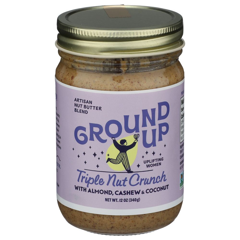Ground Up Chunky Almond Cashew Plus Coconut Almond And Cashew Butter, 12 Ounce -- 6 Per Case