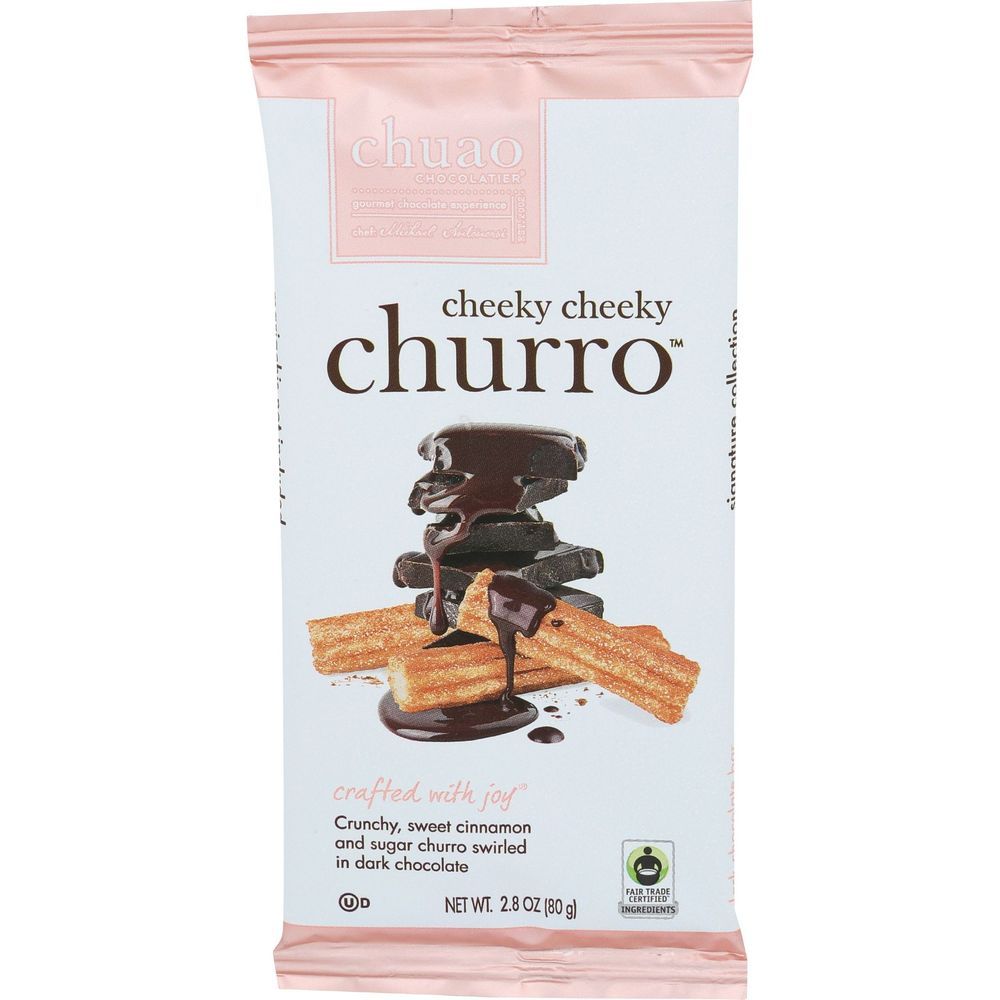 Chuao Chocolatier Cheeky Cheeky Churro Chocolate Bar, 2.8 Ounce -- 12 Per Case