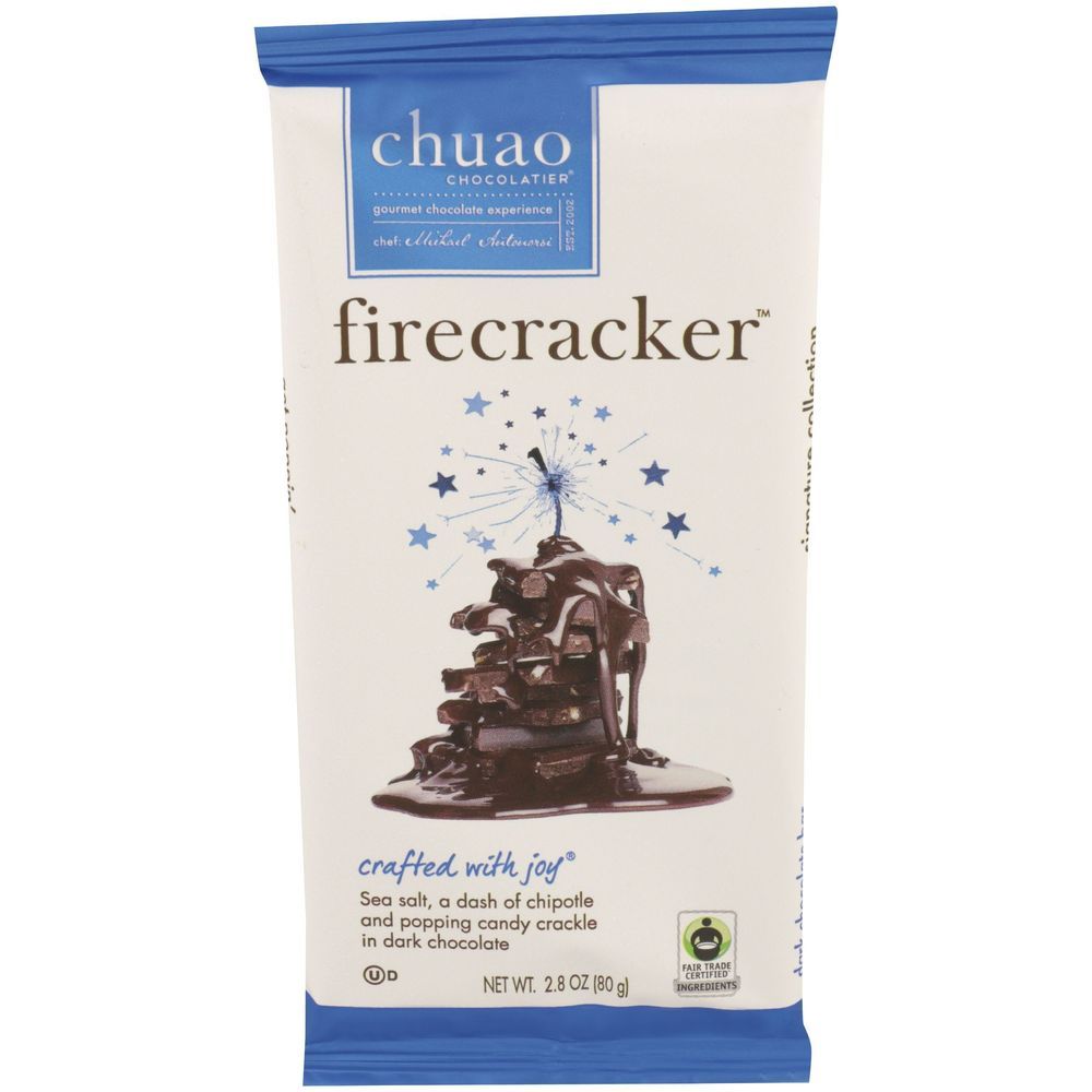 Chuao Chocolatier Firecracker Chocolate Bar, 2.82 Ounce -- 12 Per Case