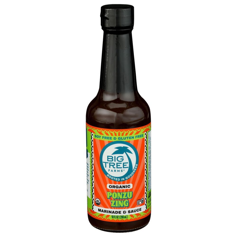 Big Tree Farms Organic Ponzu Zing Marinade And Sauce, 10 Fluid Ounce -- 6 Per Case