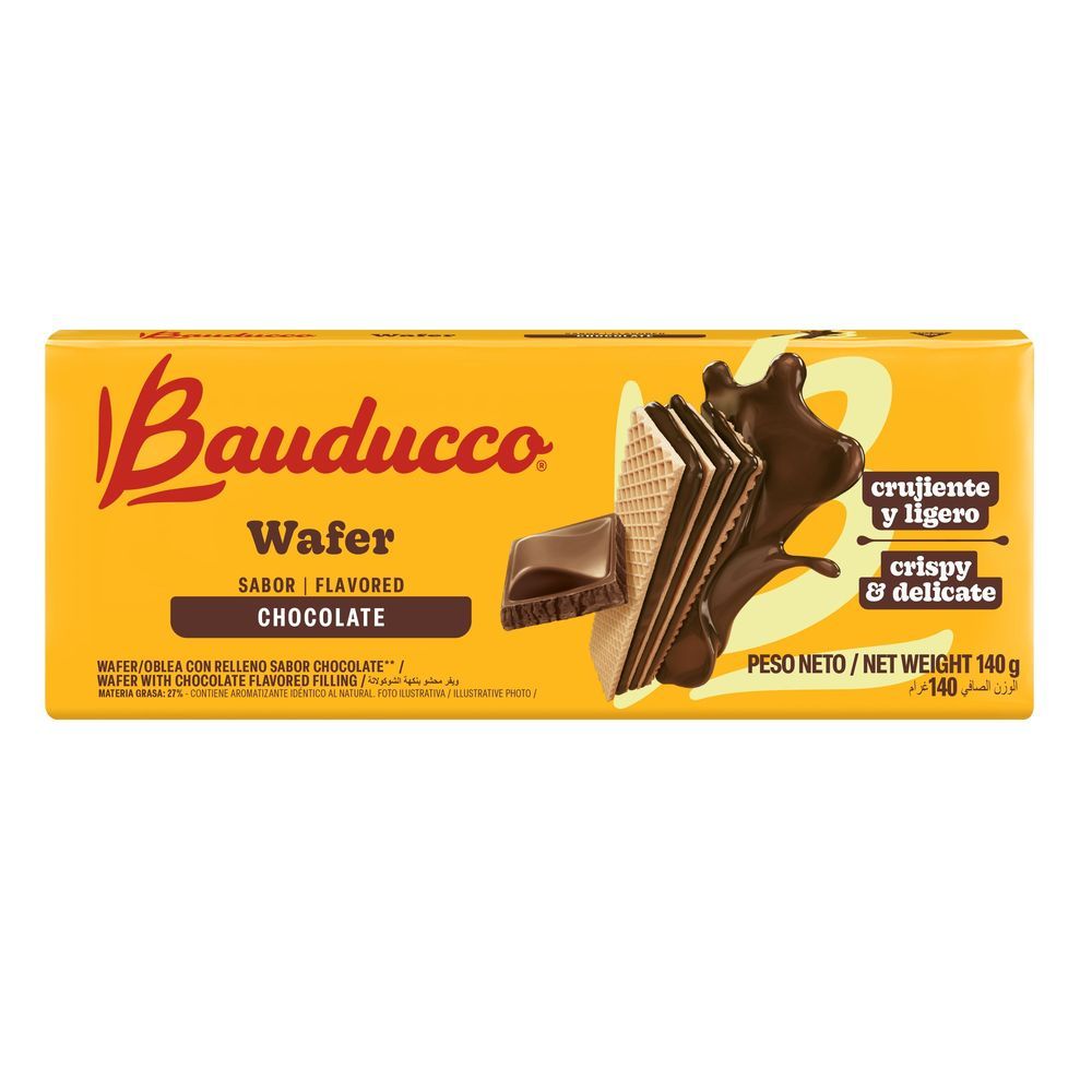 Bauducco Chocolate Wafer Cookies, 5 Ounce -- 18 Per Case