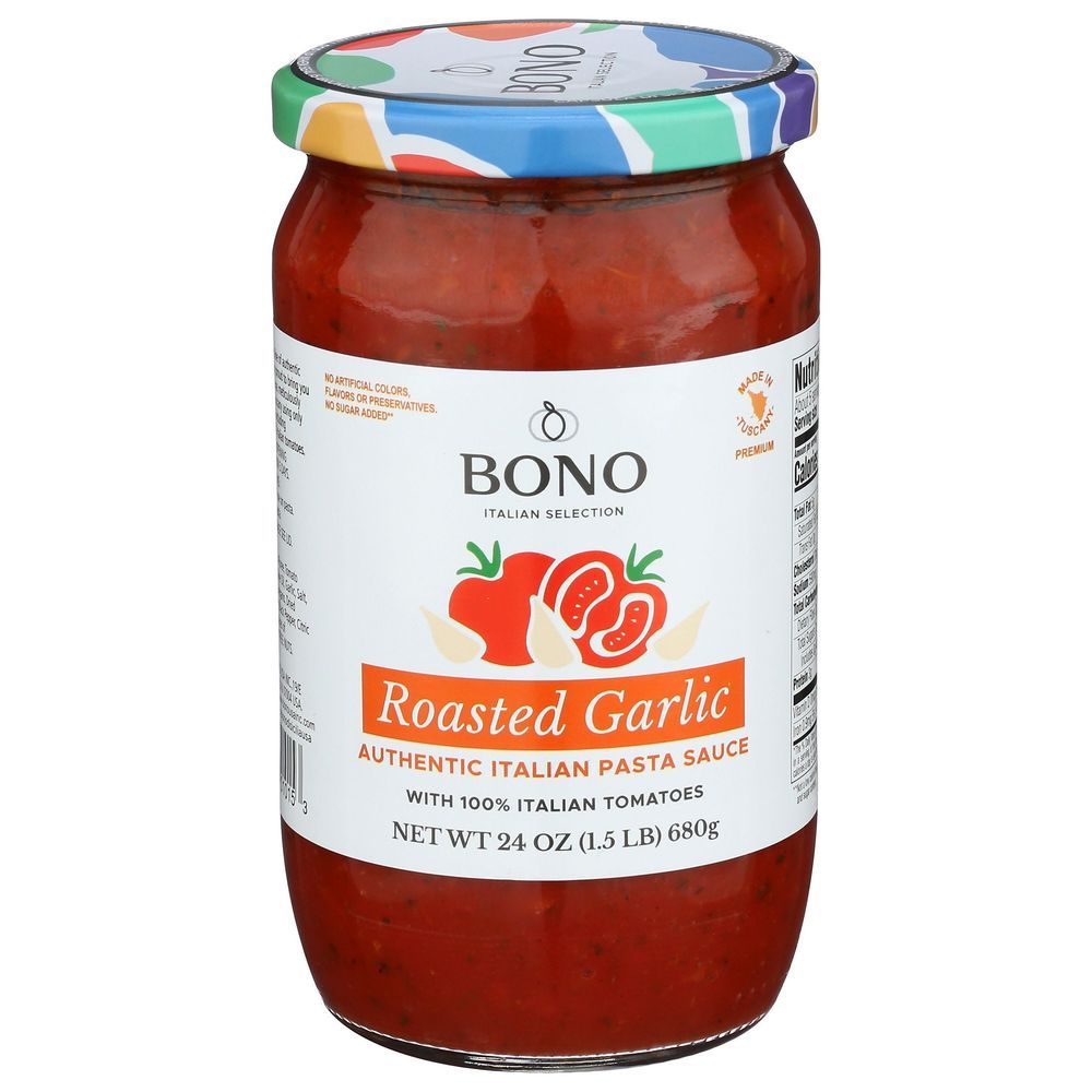Bono Roasted Garlic Pasta Sauce, 24 Ounce -- 6 Per Case