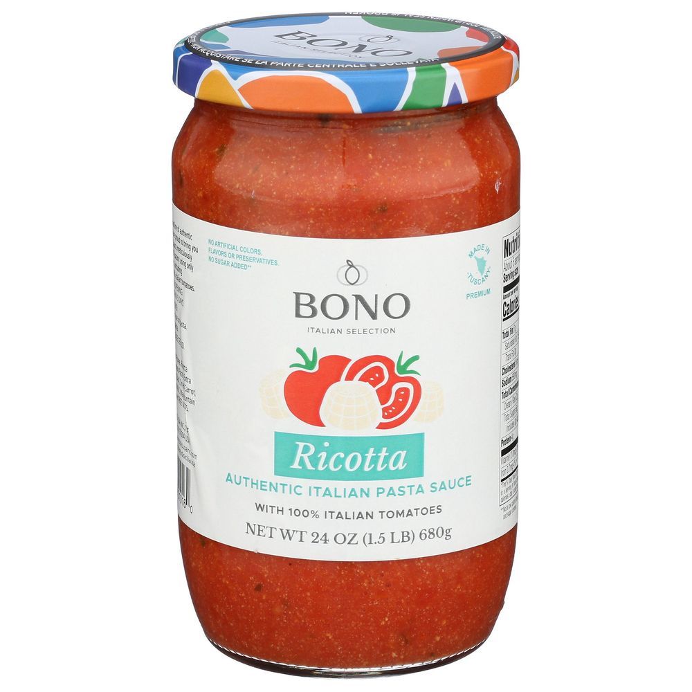 Bono Ricotta Pasta Sauce, 24 Ounce -- 6 Per Case