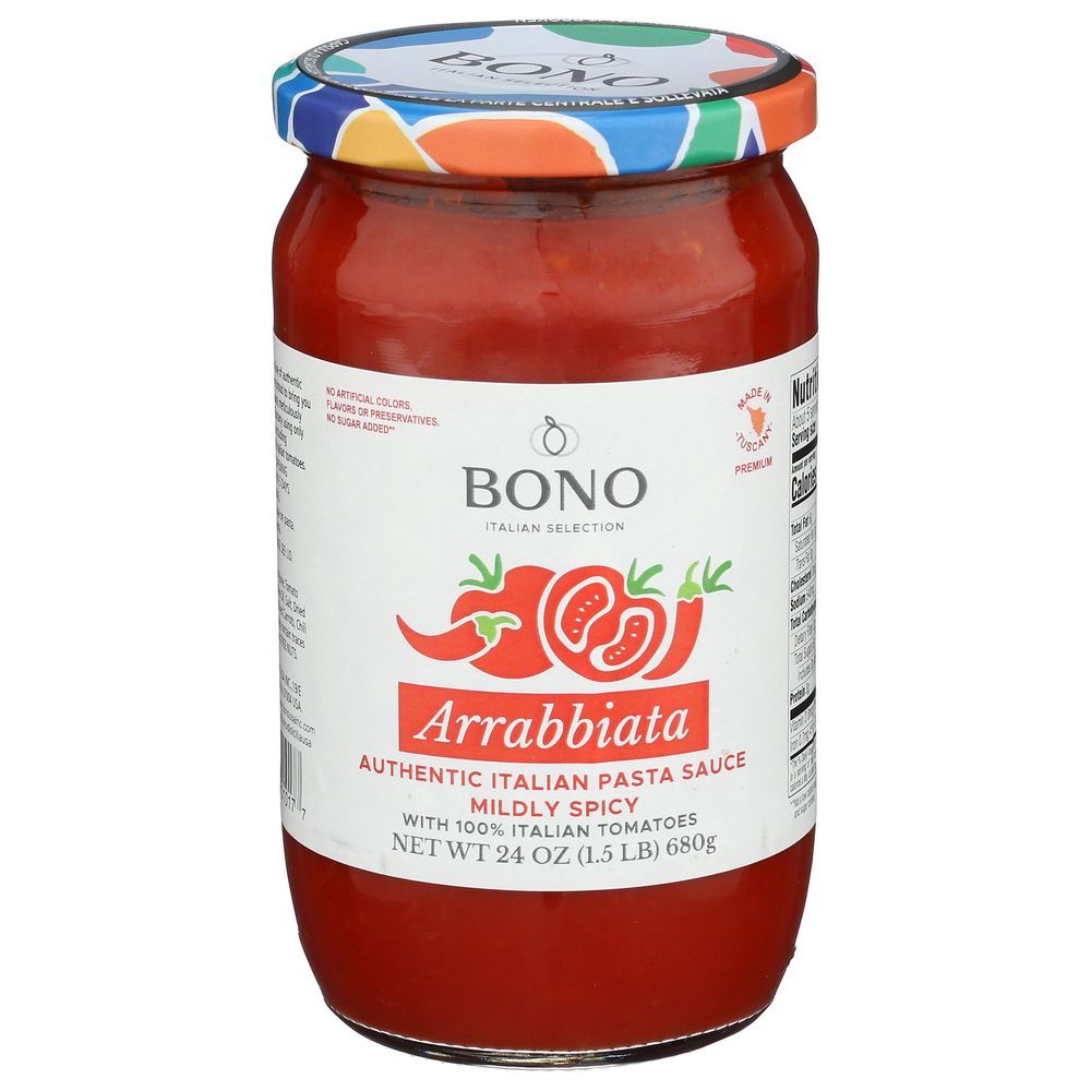 Bono Arrabbiata Sauce, 24 Fluid Ounce -- 6 Per Case