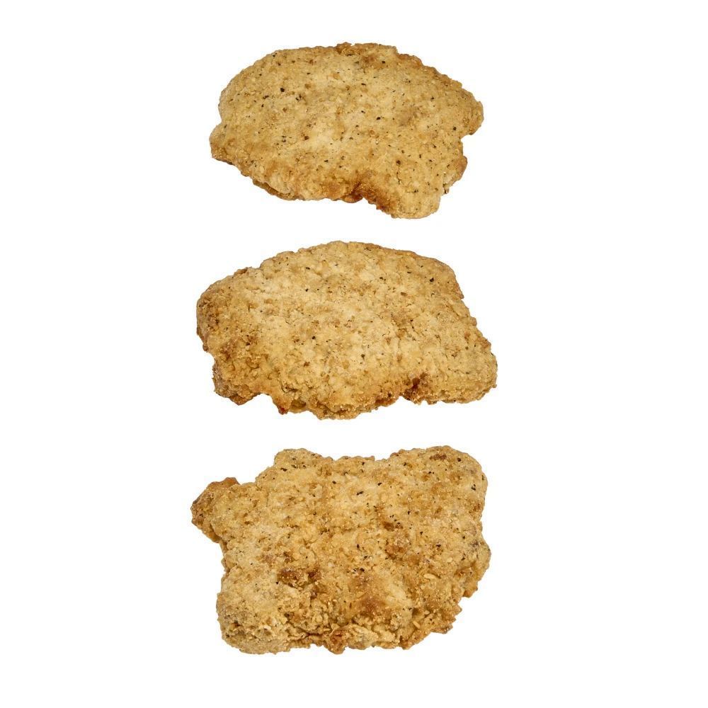 Advancepierre Blue Label Reduced Sodium Fully Cooked Breaded Country Fried Beef Steak, 4 Ounce -- 40 Per Case