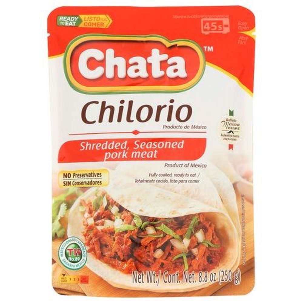Chata Meat Pork Chilorio, 8.8 Ounce -- 12 Per Case