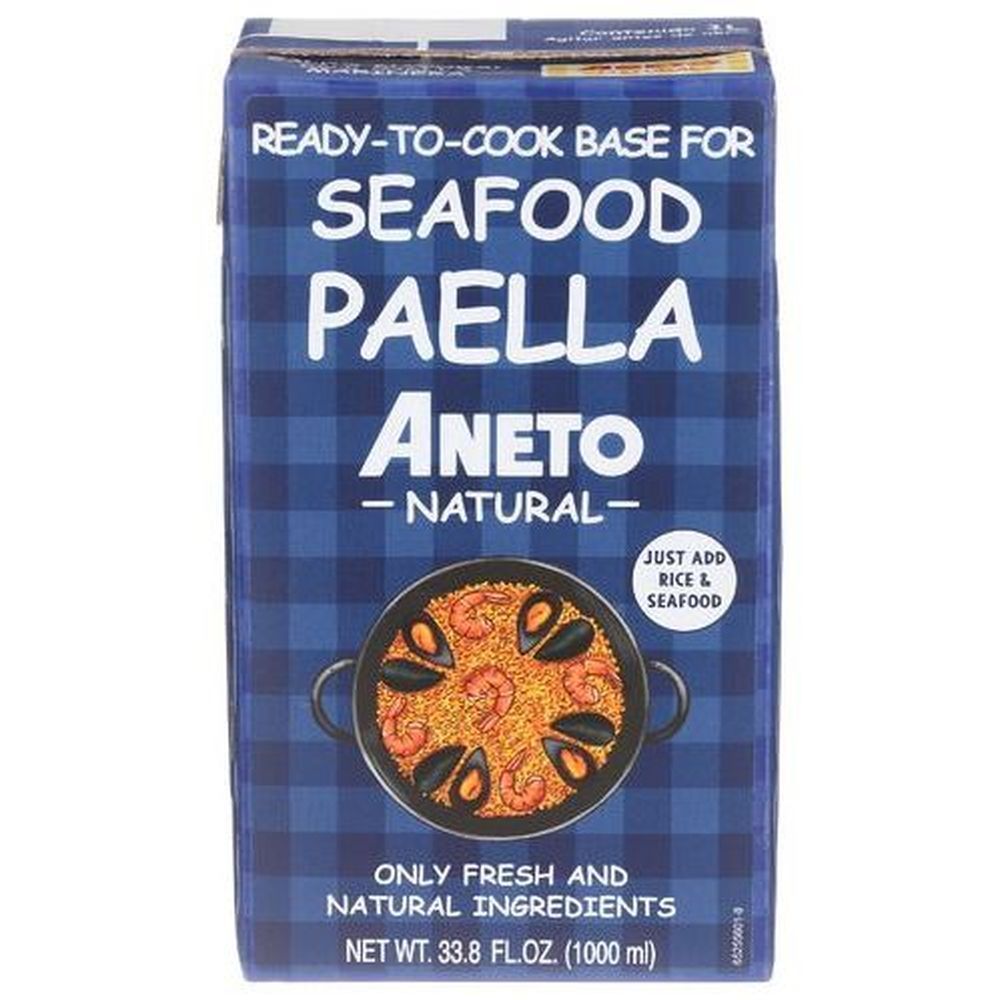 Aneto Seafood Paella Base, 1 Liter -- 6 Per Case