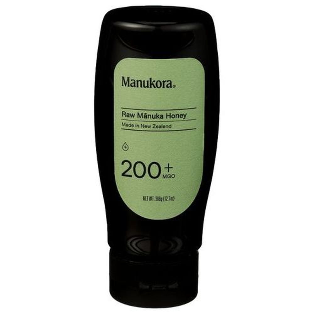 Manukora Mgo 200 Plus Raw Manuka Honey, 12.7 Ounce Squeeze Bottle