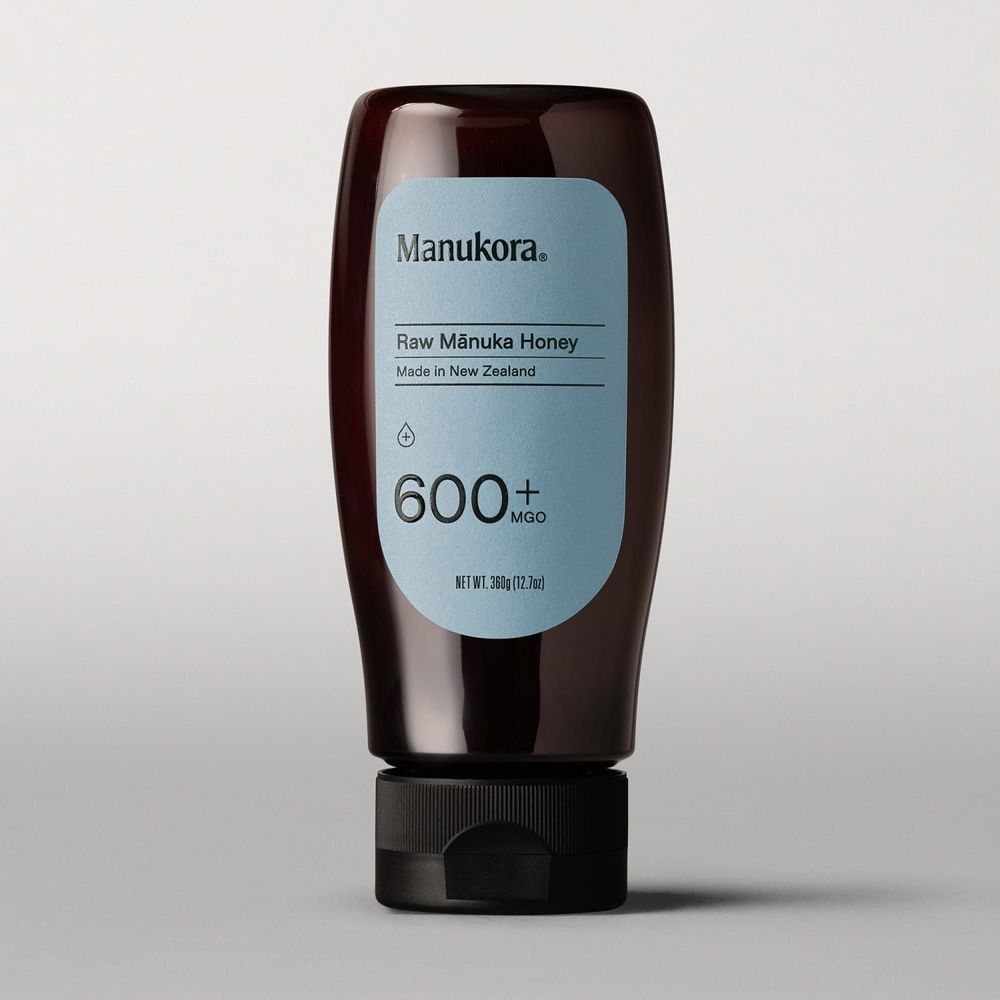 Manukora 600 Plus Mgo Raw Manuka Honey, 12.7 Ounce Squeeze Bottle