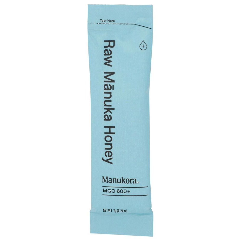 Manukora 600 Plus Mgo Raw Manuka Honey Sticks, 0.24 Ounce -- 50 Per Case