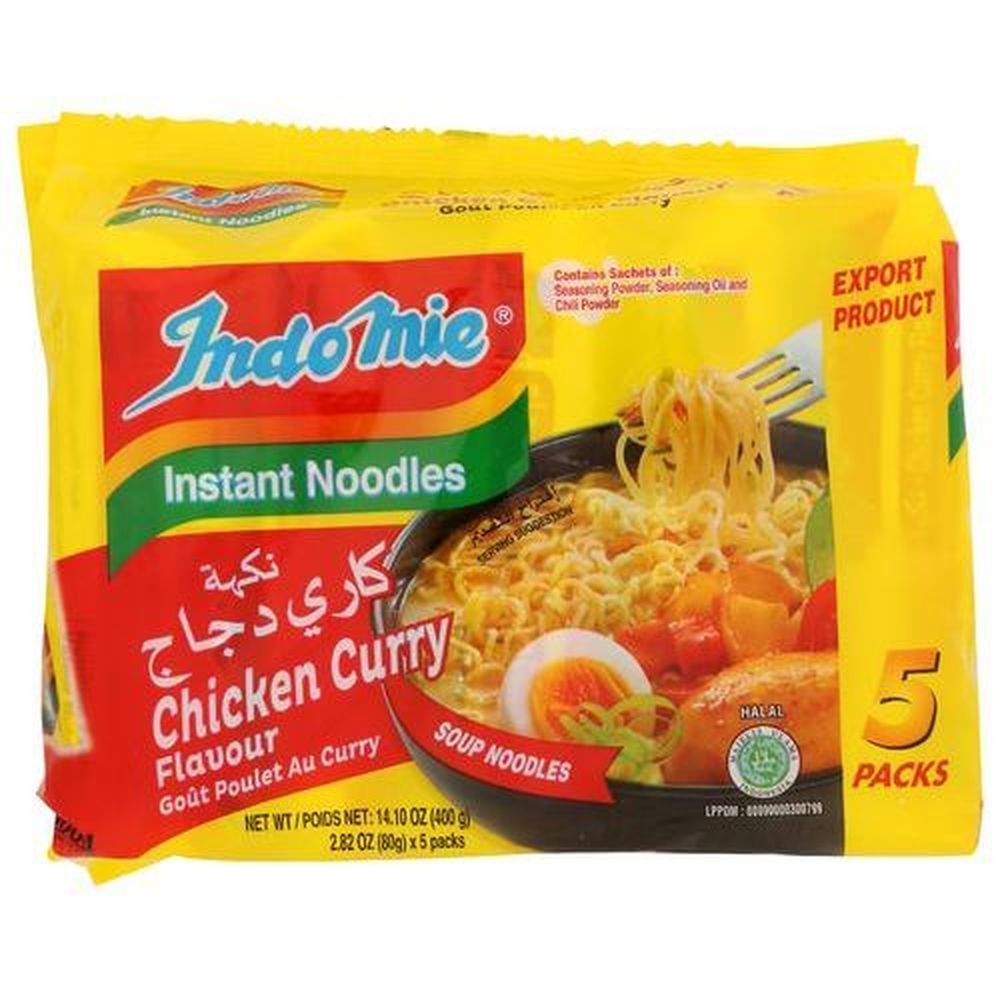 Indomie Chicken Curry Instant Soup Noodles, 14.1 Ounce -- 6 Per Case