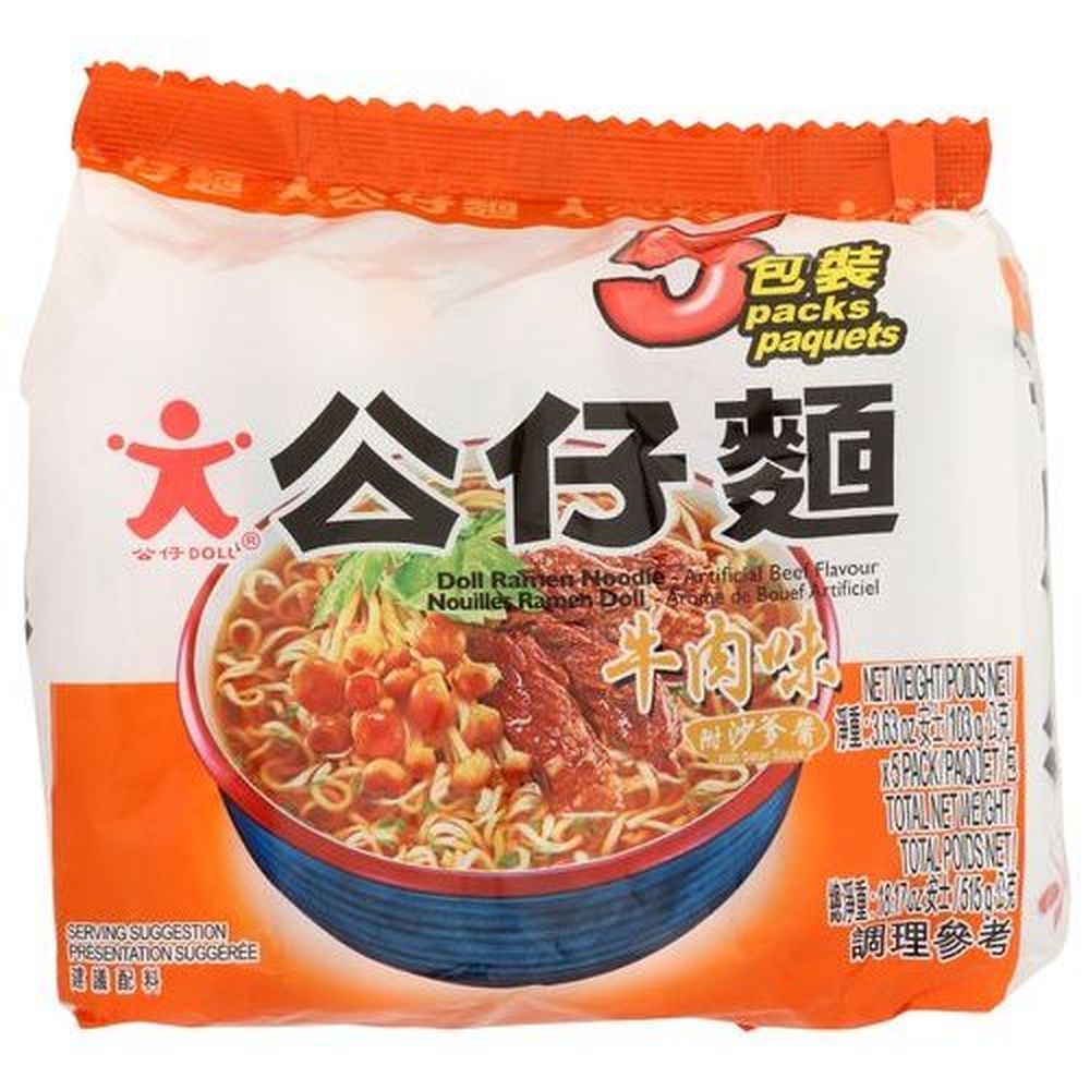 Doll Beef Flavor Ramen, 18.17 Ounce -- 6 Per Case