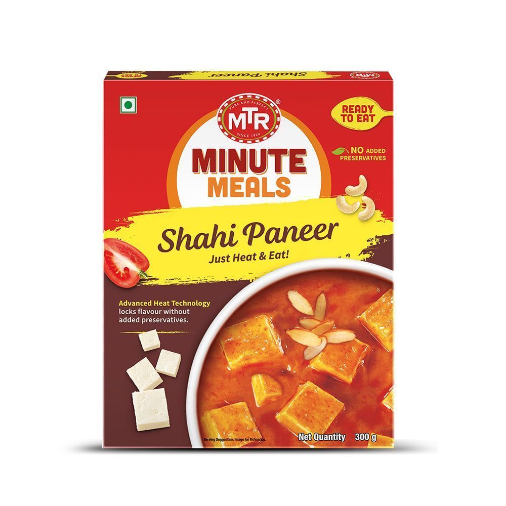 Mtr Ready To Eat Minute Meals Shahi Paneer, 10.5 Ounce -- 20 Per Case