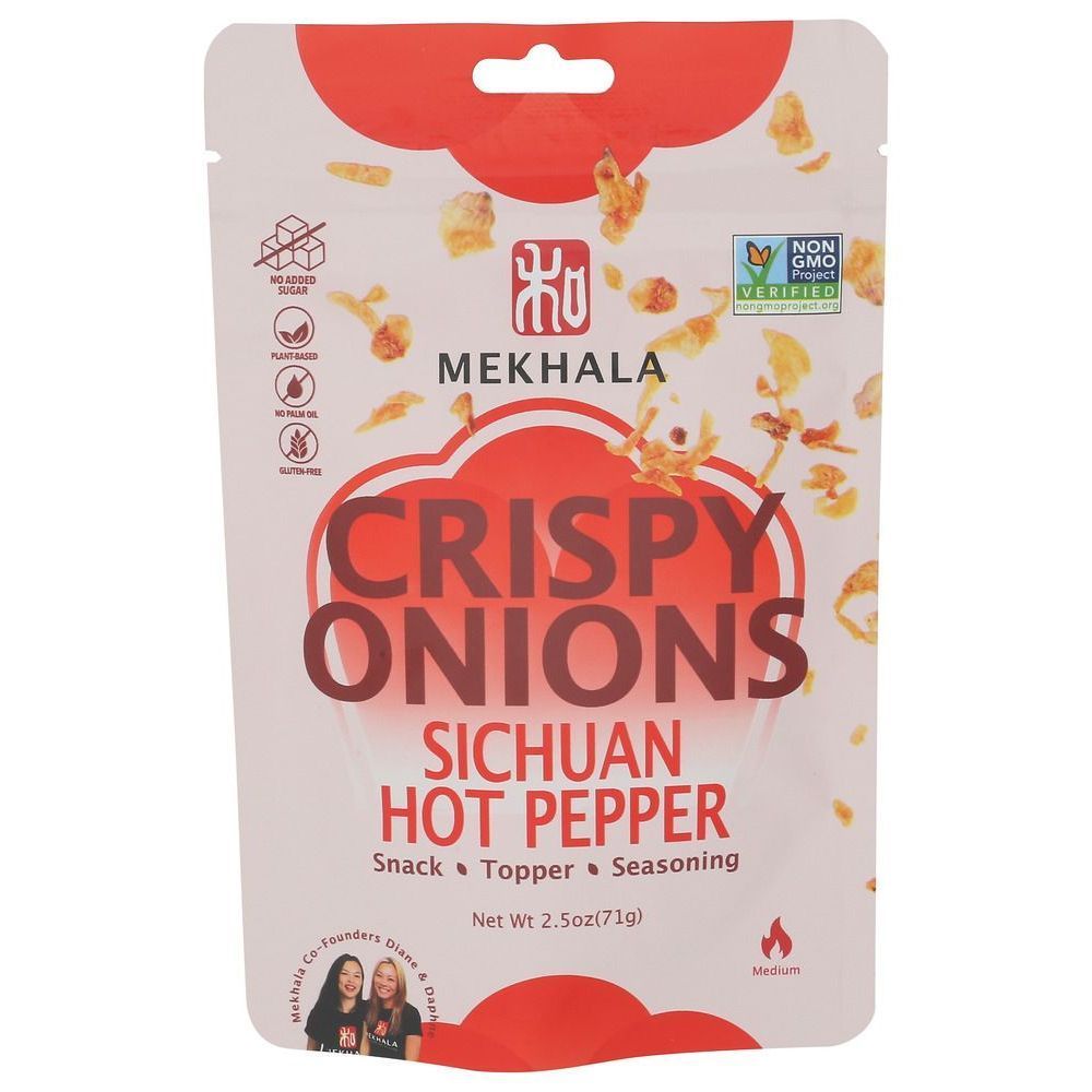 Mekhala Sichuan Hot Pepper Crispy Onions, 2.5 Ounce -- 6 Per Case